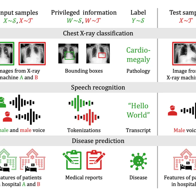 Unsupervised Domain Adaptation by Learning Using Privileged Information