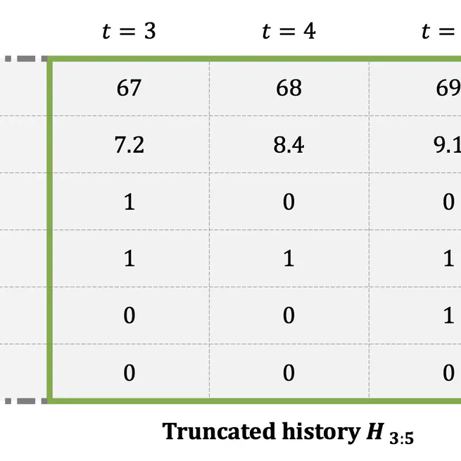 How Should We Represent History in Interpretable Models of Clinical Policies?